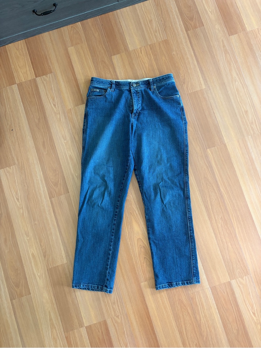 Lee Women’s Straight Jeans in Classic Blue Denim